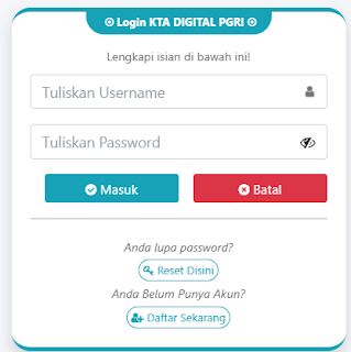 Register PGRI Sekadau - Persatuan Guru Republik Indonesia Cabang Sekadau